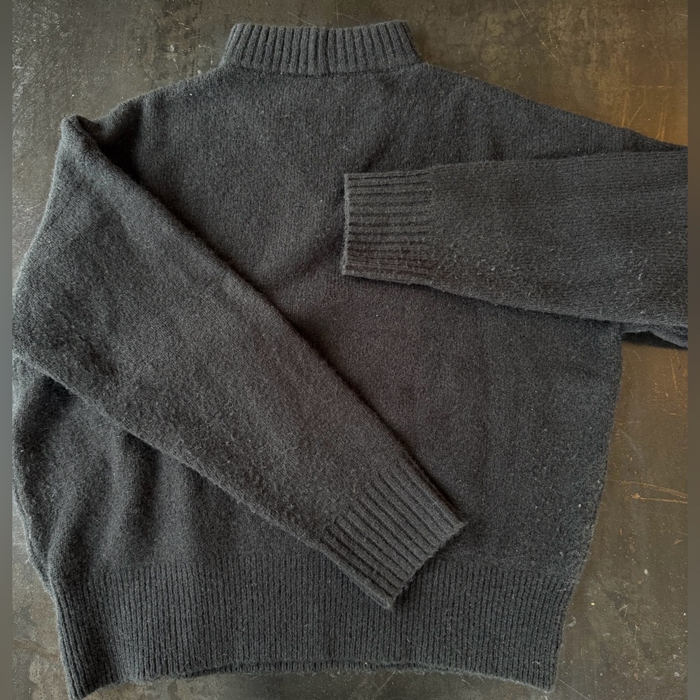 Black Turtleneck Sweater